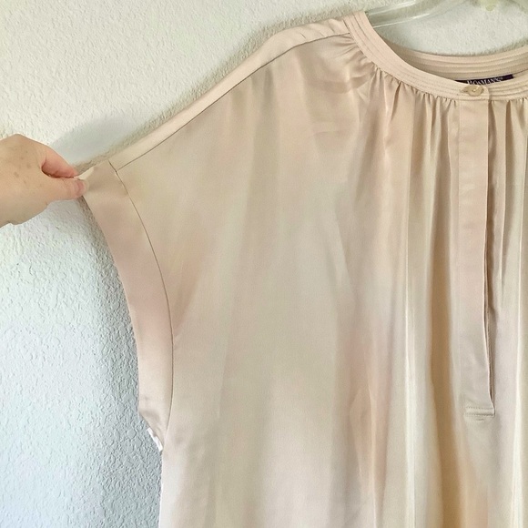 ROAMAN'S Satin Charmeuse Blouse NEW Dolman Sleeve Top Dressy Evening Office 30W - Picture 5 of 14